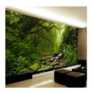 KOMNNI Custom Wall Murals 3D Forest Wallpaper  Nature Landscape Mural Bedroom Living Room Home Decor Wall Papers