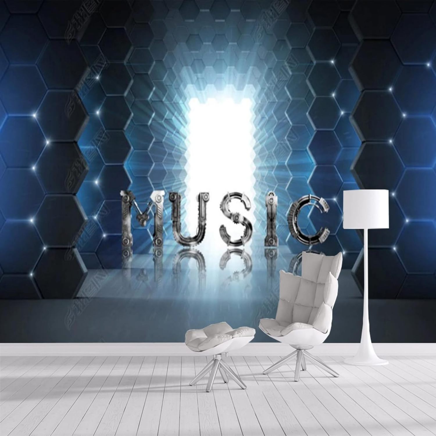 Modern Abstract Music Graffiti Wall Mural Suitable For Living Room Bedroom Boy Girl Room 3d Background Wall Mural