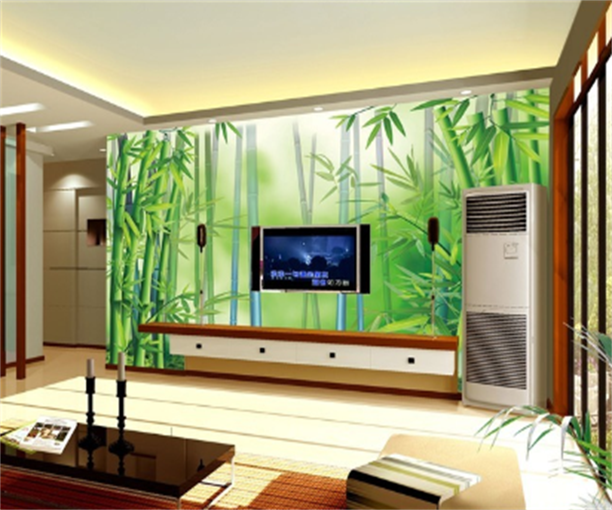 KOMNNI Custom Tooling Wallpaper Wall Covering Beautiful Bamboo Forest Wallpaper Bedroom Living Room Wall Decoration Mural