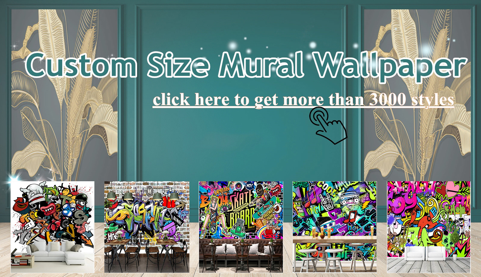 KOMNNI Custom Size Mural 3d Nostalgic Graffiti Wallpaper Brick Wall Car Bar Restaurant Background Wall Mural Decor