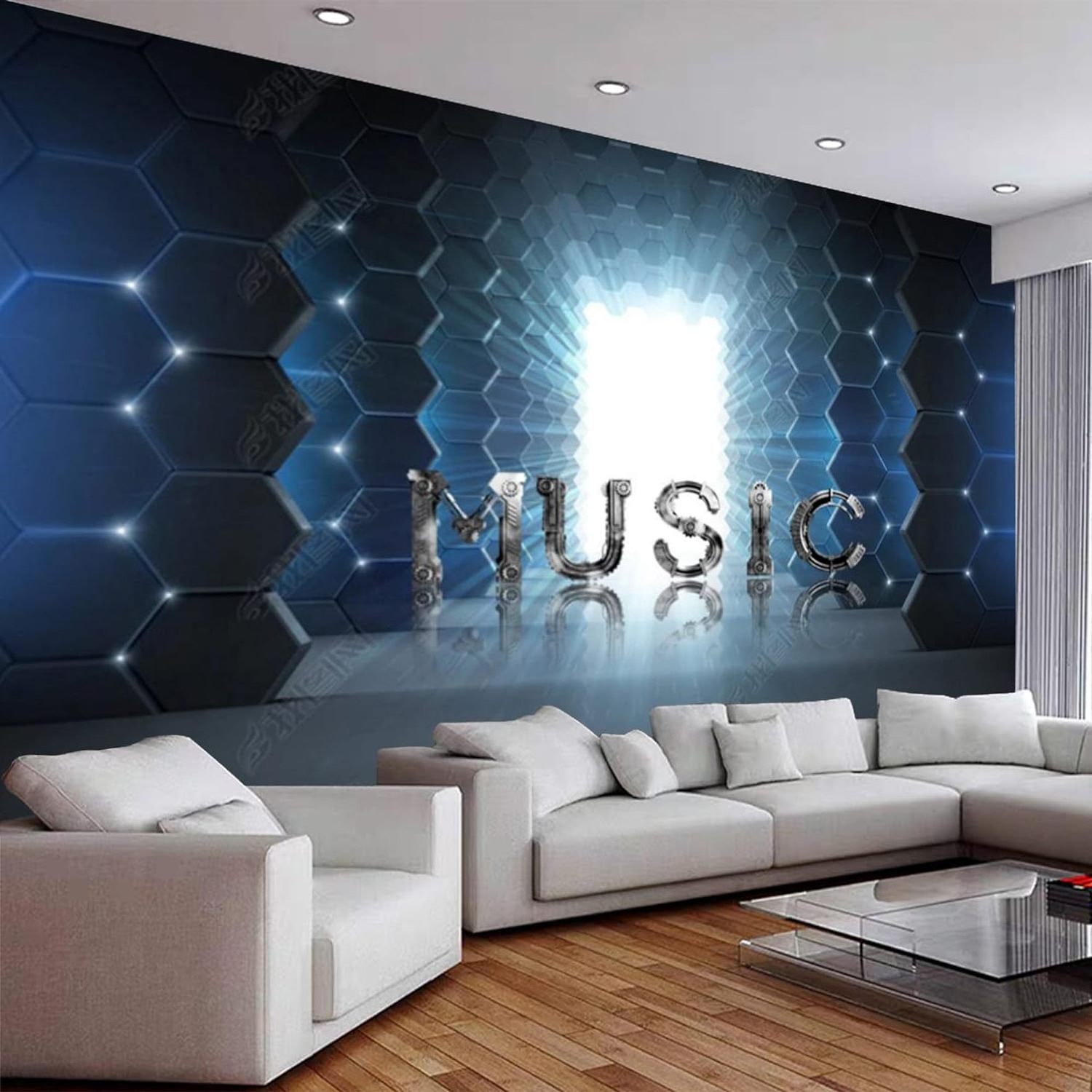 Modern Abstract Music Graffiti Wall Mural Suitable For Living Room Bedroom Boy Girl Room 3d Background Wall Mural