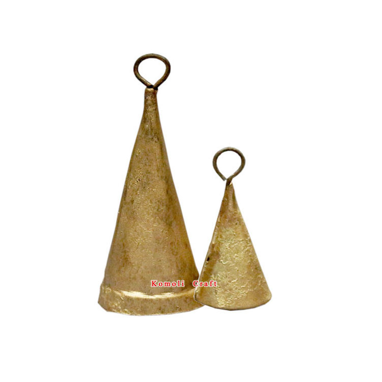 Small cone shape rustic mini cow bell cowbells for sale