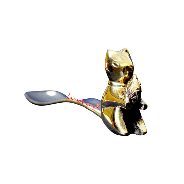 Amazing handmade Squirrel Shaped brass  decorative metal custom shoe horn