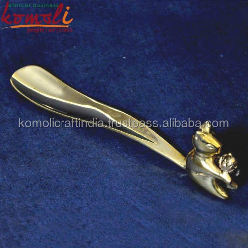 Amazing handmade Squirrel Shaped brass  decorative metal custom shoe horn