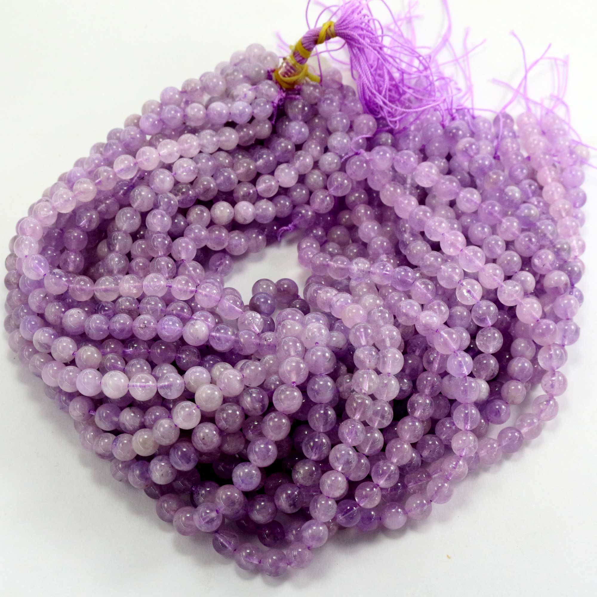 Factory Direct Sale Natural Lavender Amethyst Loose Gemstone Beads For Making Jewelry Wholesale Factory Price