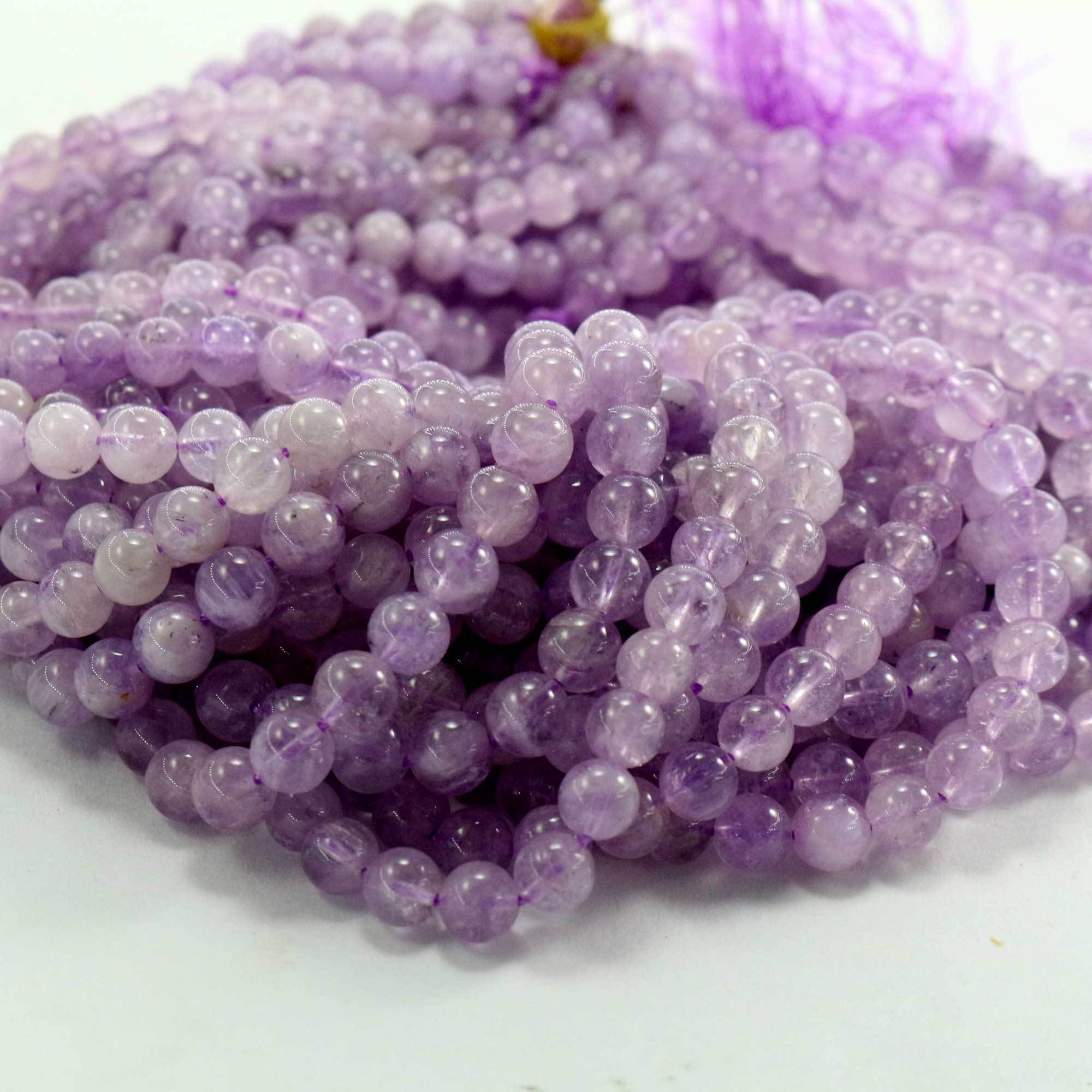 Factory Direct Sale Natural Lavender Amethyst Loose Gemstone Beads For Making Jewelry Wholesale Factory Price