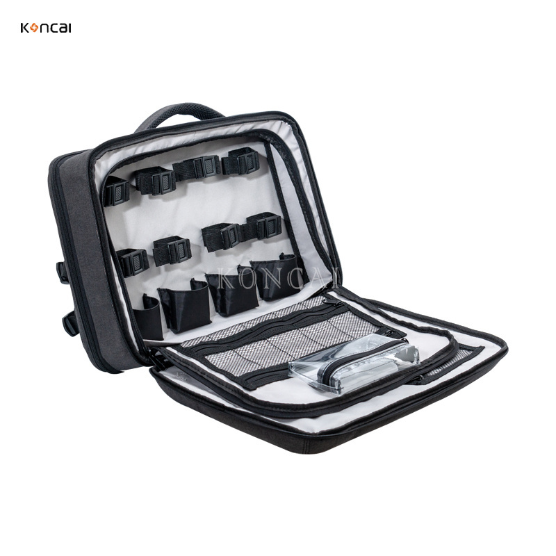 KONCAI Professional Barber Clipper Backpack Hair Stylist Travel Backpack For Barber Tools and Clippers