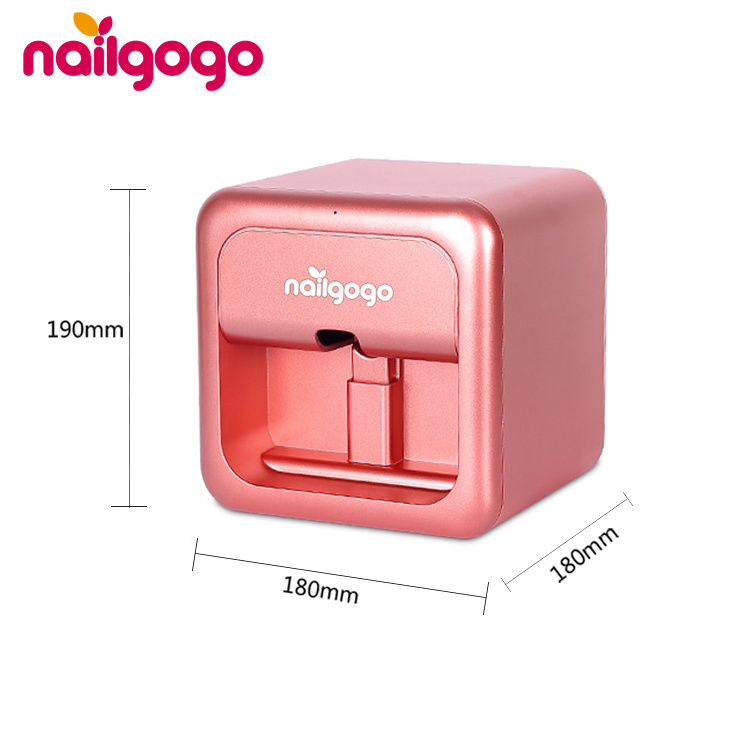 Portable auto nail printer smart digital electric 3d finger nail printer nail painting machine