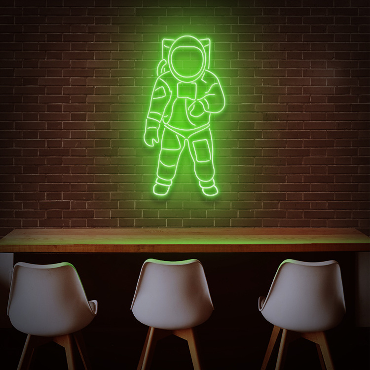 Koncept Drop Shipping 30 Inch Spaceman Wall Sign Custom Neon Advertising LED Neon Sign