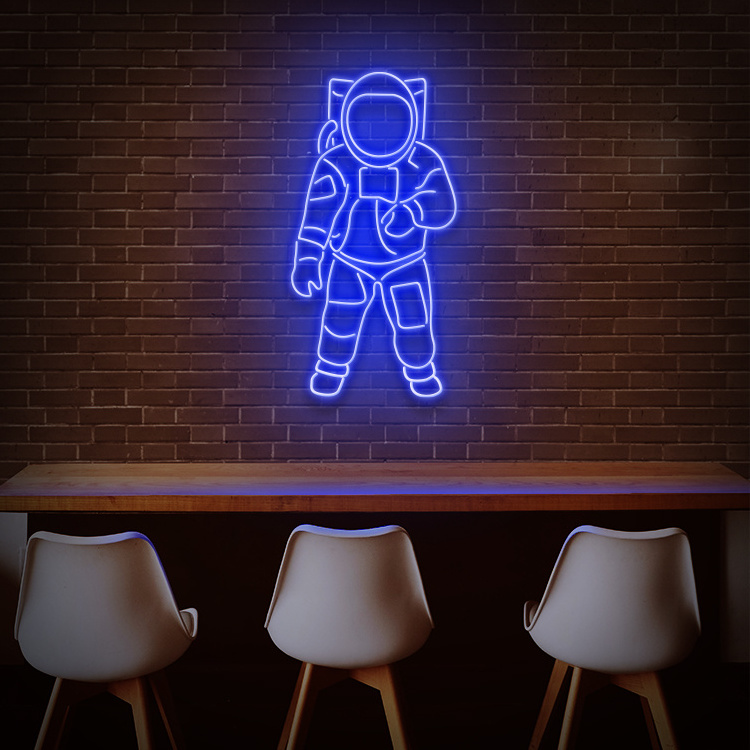 Koncept Drop Shipping 30 Inch Spaceman Wall Sign Custom Neon Advertising LED Neon Sign