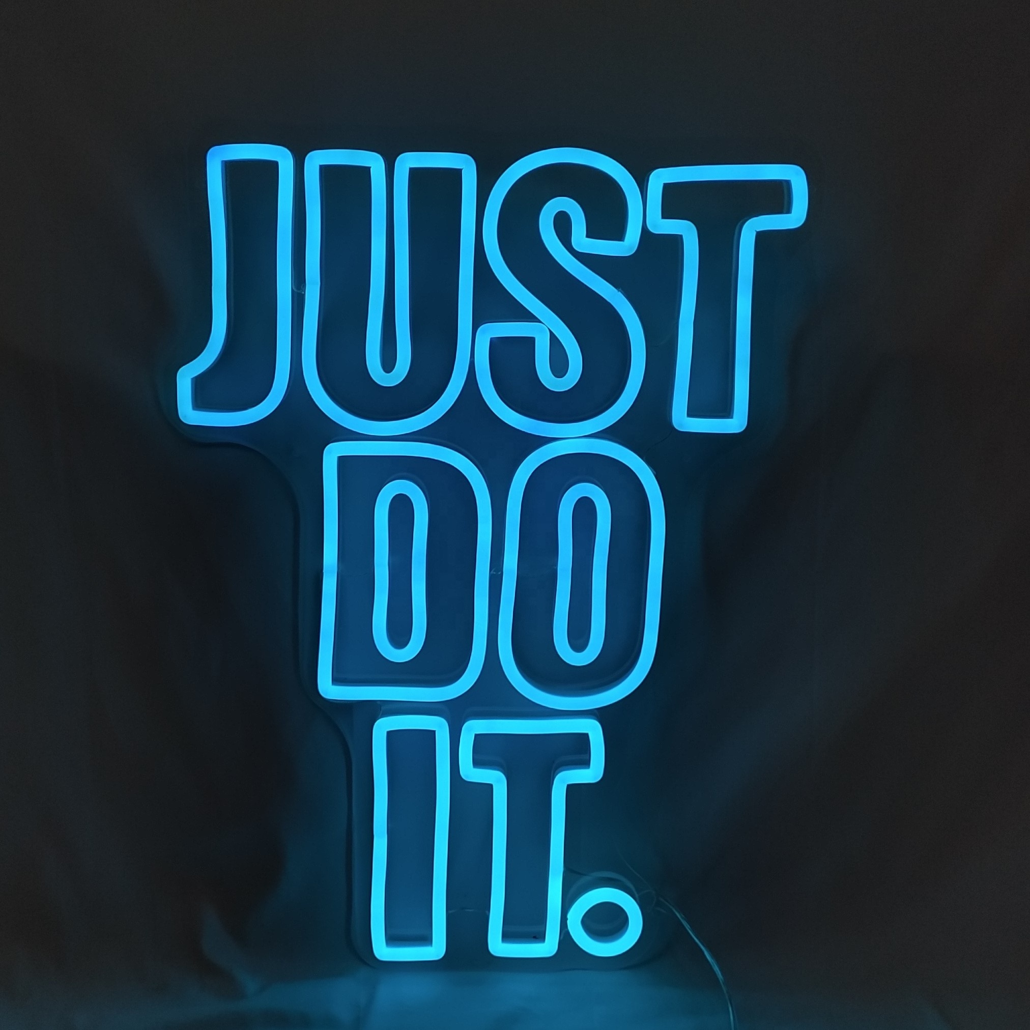 Koncept Drop Shipping Fast Delivery Lighting Letter Advertising Acrylic Shop Bar led acrylic JUST DO IT neon custom sign