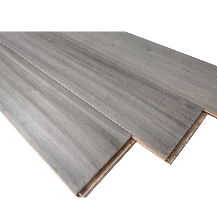 High Quality Engineered Bamboo Flooring Solid Bamboo Flooring Gray color Embossed Wood Oak