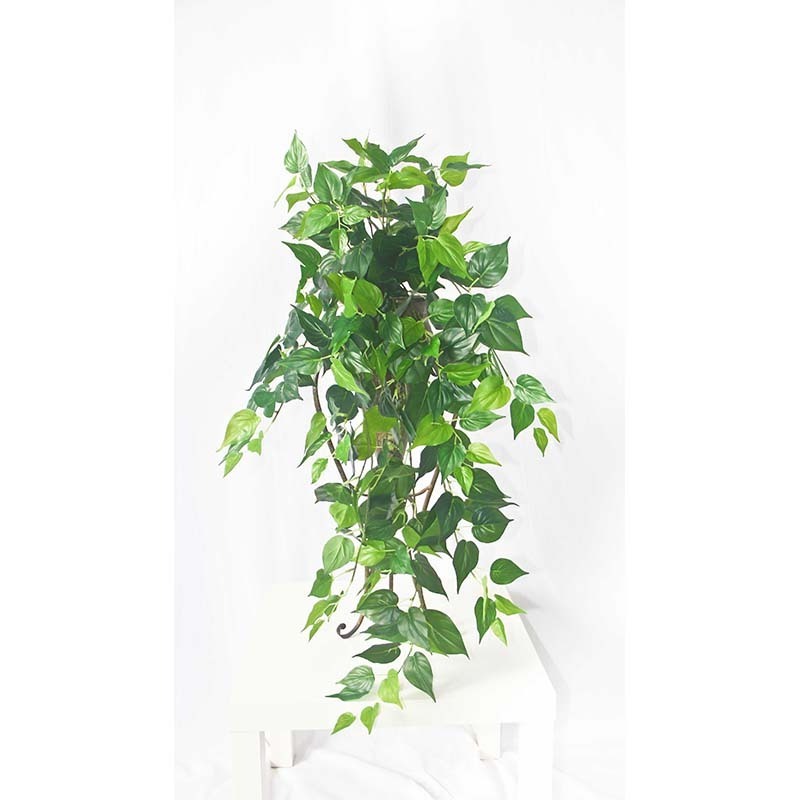 Balcony and indoor wall decoration artificial hanging plants plastic leaf