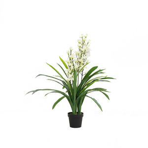 Hand made blood orchid flower import plant cymbidium orchid flower for sale for garden decoration real touch flower