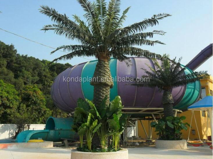 Artificial King Date Palm Tree outdoor foxtail decorative palm trees