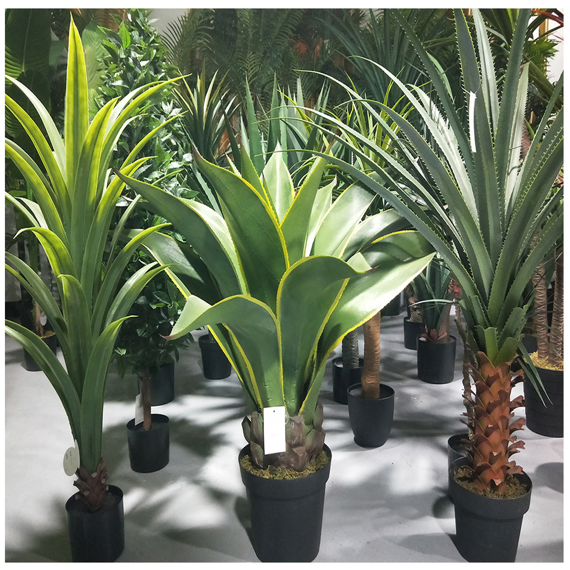 Hot Selling Living room Decor Cycas Revoluta Palm Trees artificial sago palms plastic cycas bonsai plants for home decor