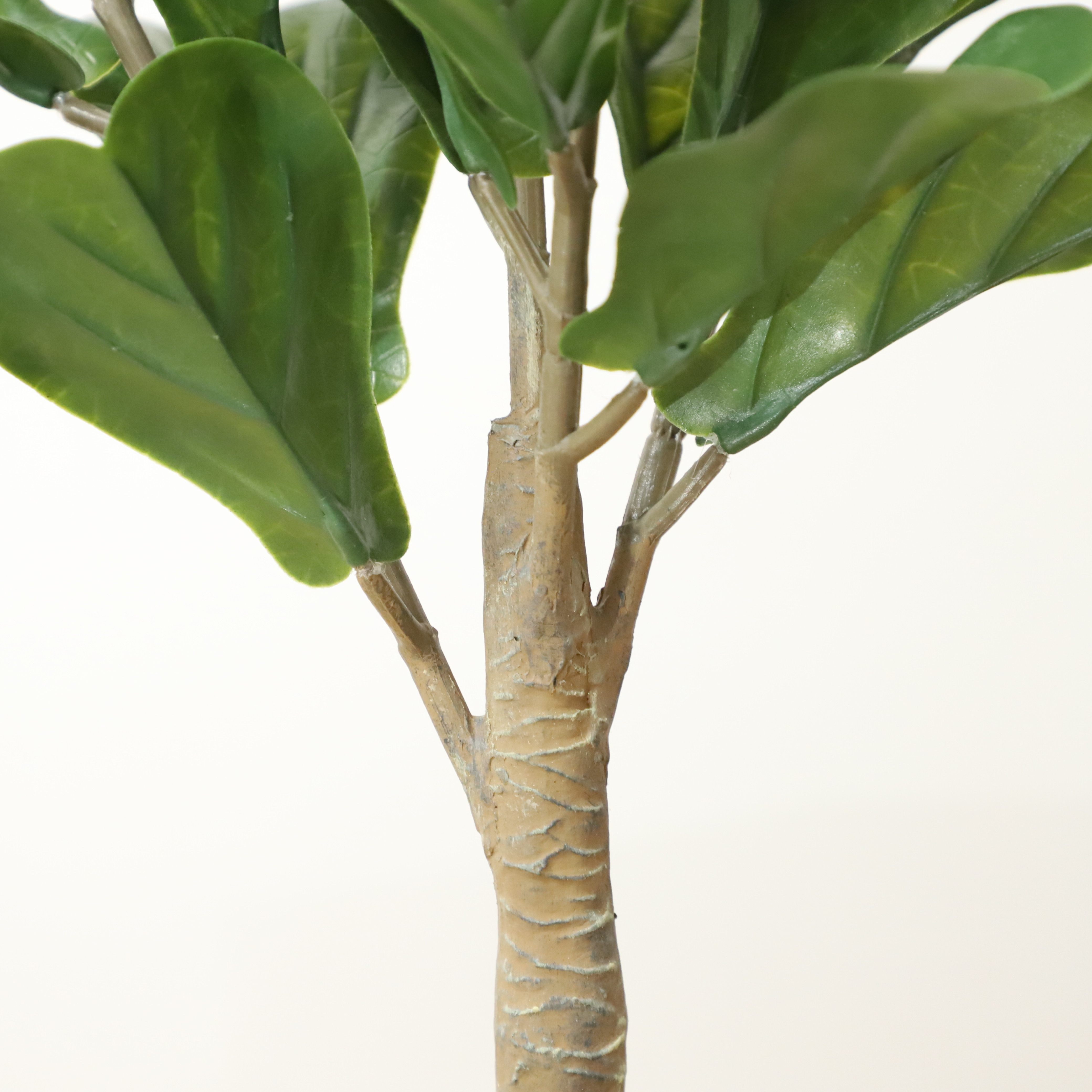 Direct Selling Other Home Decor Bonsai Tree Plastic Preserved artificial pot plants Flameproof Fiddle Leaf Fig Tree Ficus Lyrata