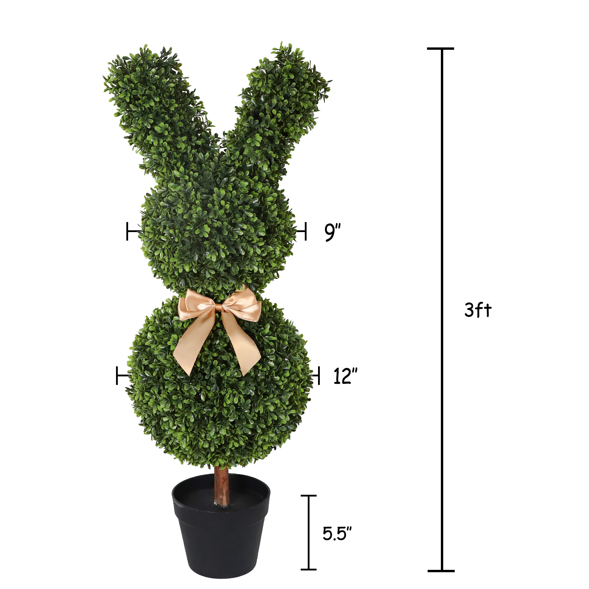 Manufacturer High Quality Garden Home Ornaments Animal Topiary Ornamental Outdoor Big Artificial Plants