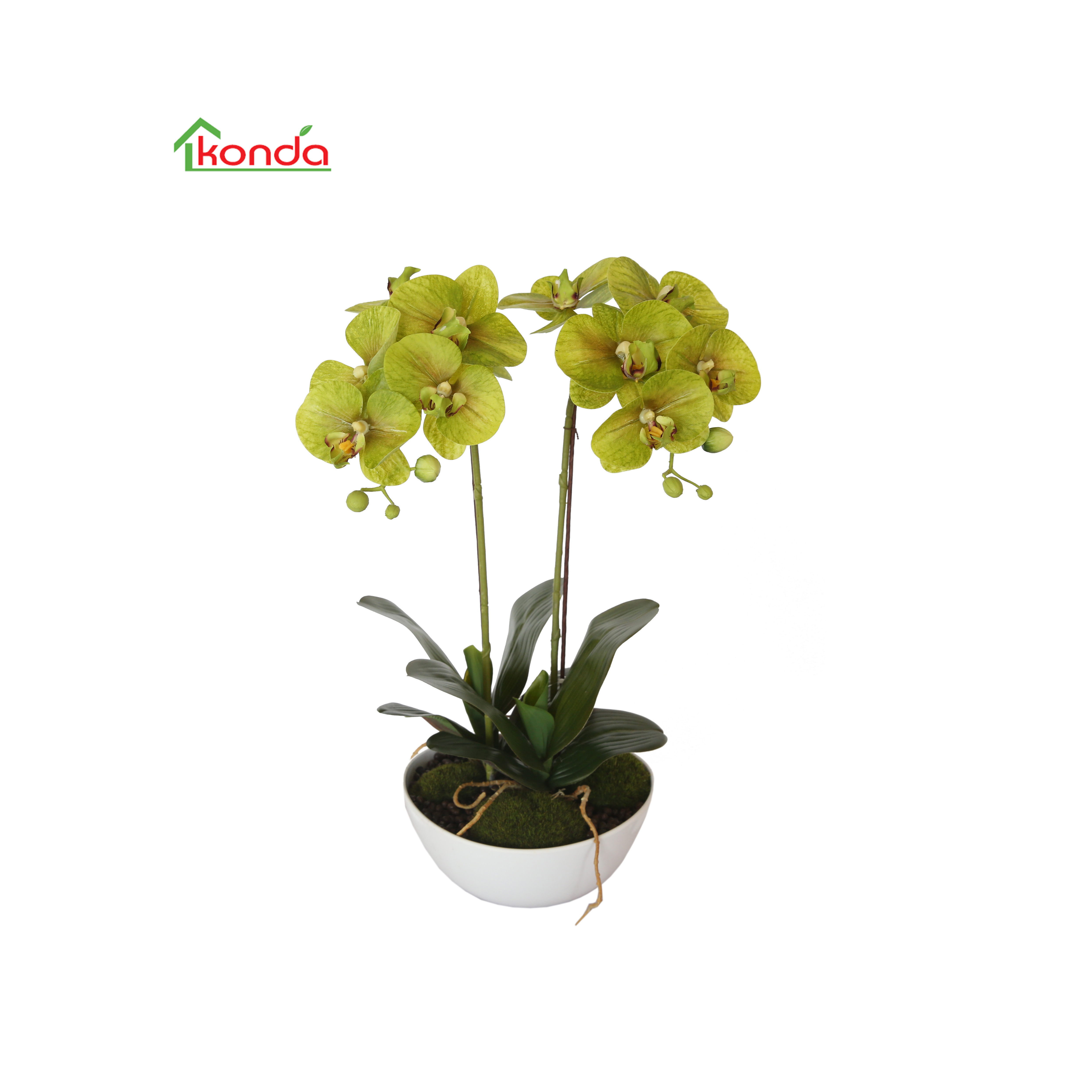 Handmade Latex Artificial Flowers Artificial Plastic Butterfly Orchids Artificial Flowers Import From China