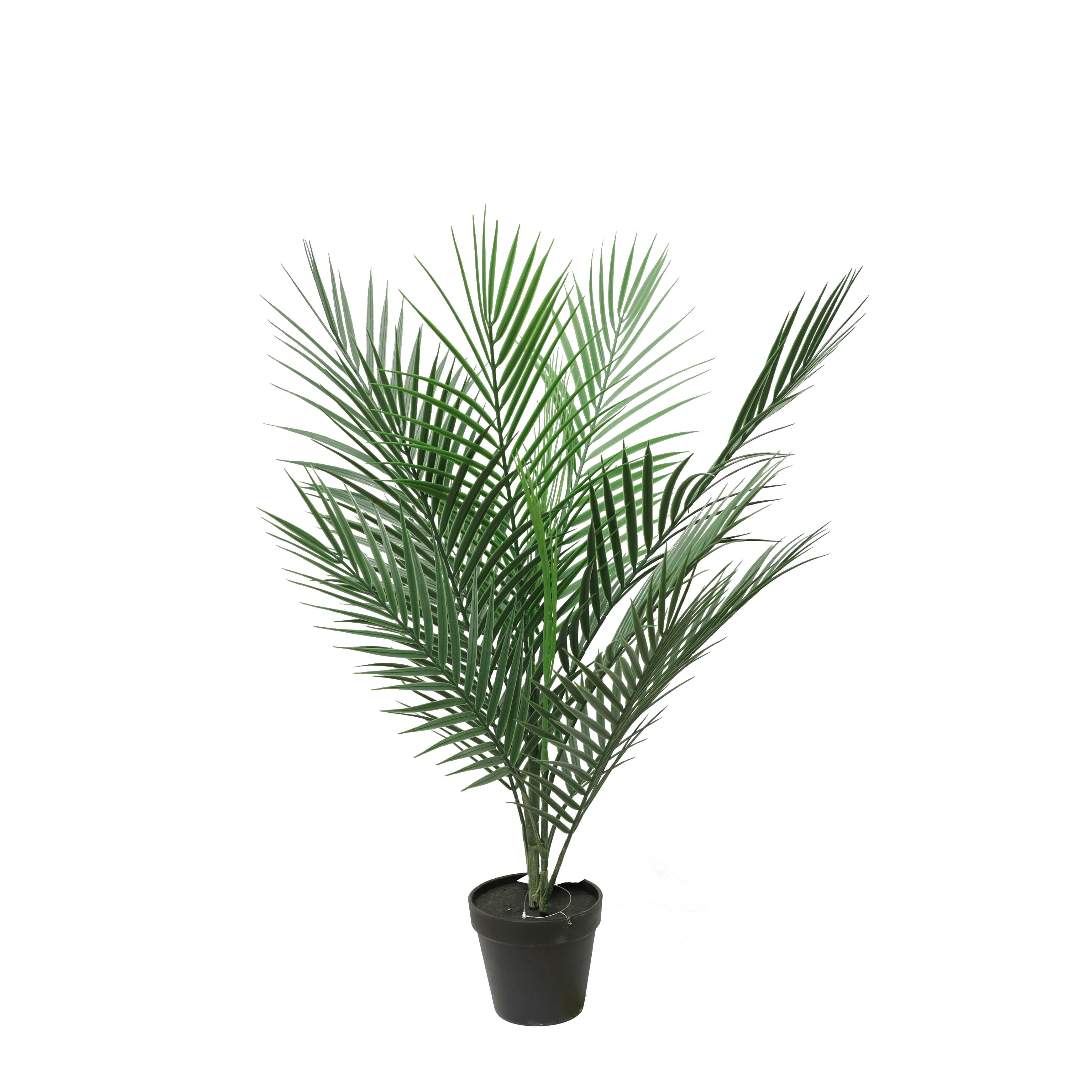 New Design Decorative Flowers And Plants Ornamental Artificial palm tree plants UV proof Fake Fern Palm leaves tree indoor decor