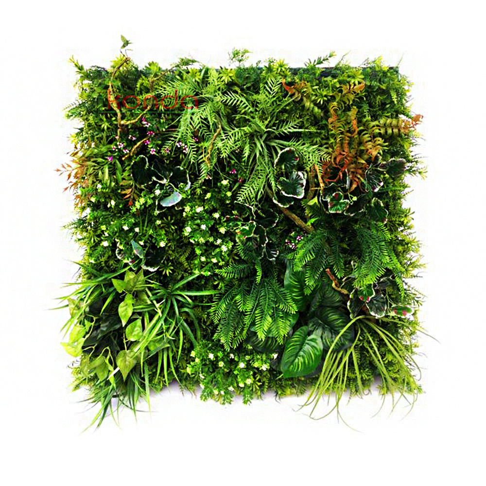 Factory Price Garden Supplies Fence UV-Resistant Vertical Faux Grass Wall Artificial boxwood hedge Artificial Plants Wall Decor