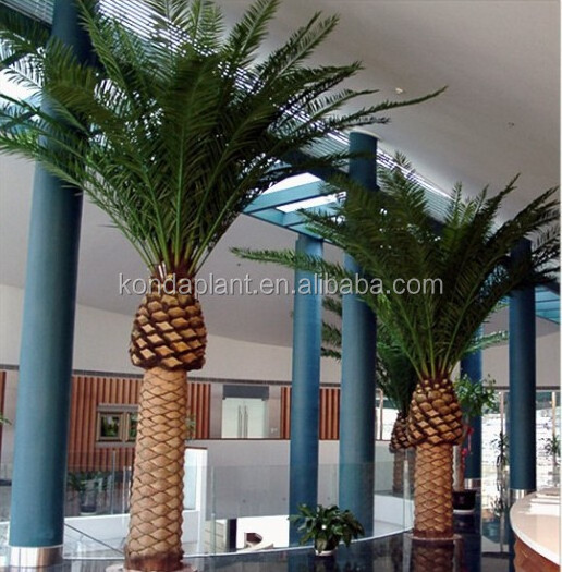 Artificial King Date Palm Tree outdoor foxtail decorative palm trees