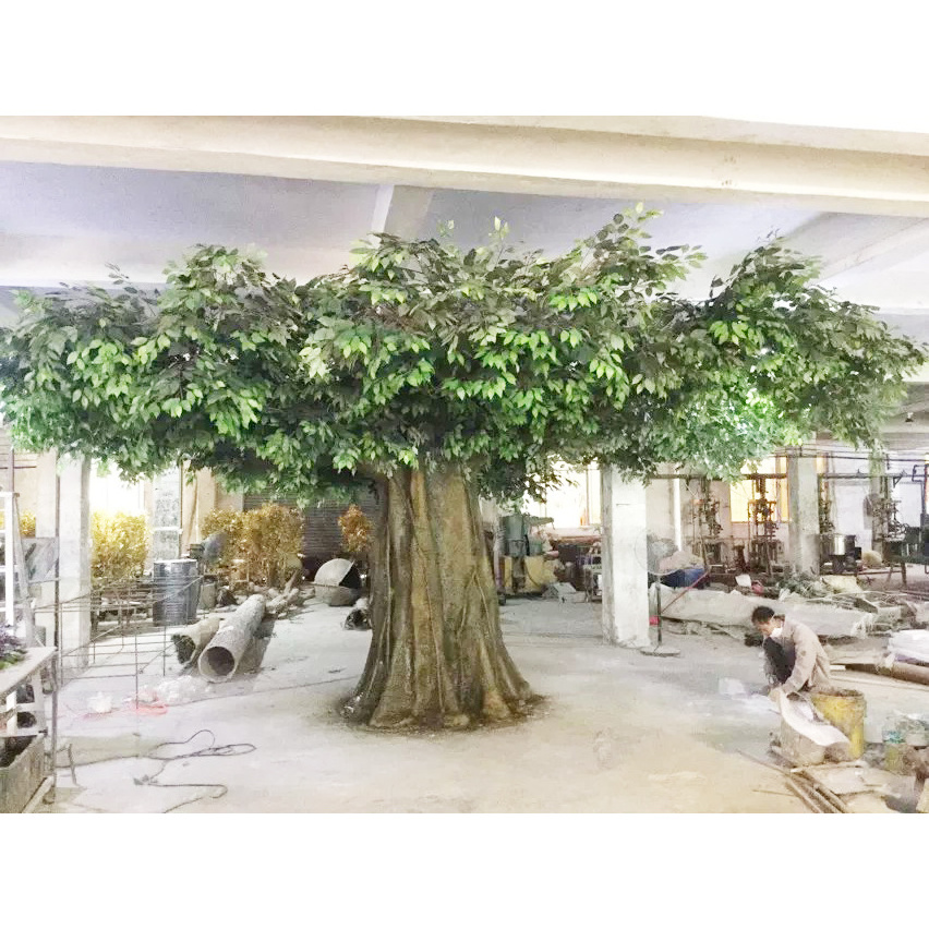 Large Artificial Banyan Tree, Tree Ficus Artificial Trees Wall Decor