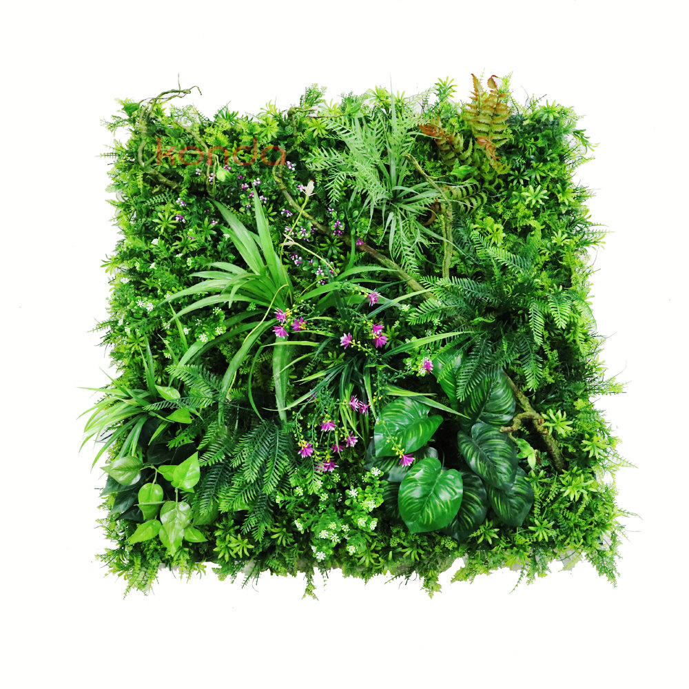 Factory Price Garden Supplies Fence UV-Resistant Vertical Faux Grass Wall Artificial boxwood hedge Artificial Plants Wall Decor