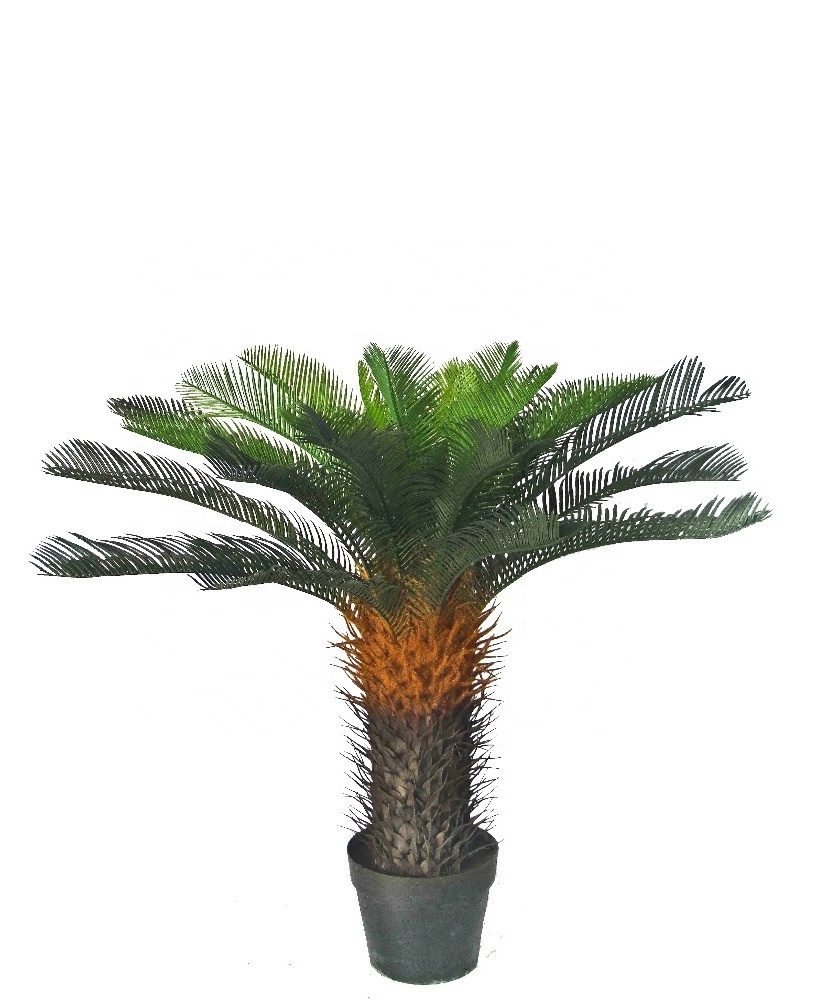 Hot sale Vivid artificial potted plants wholesale UVproof Artificial bonsai plant tree palm banana tree with pot for home decor