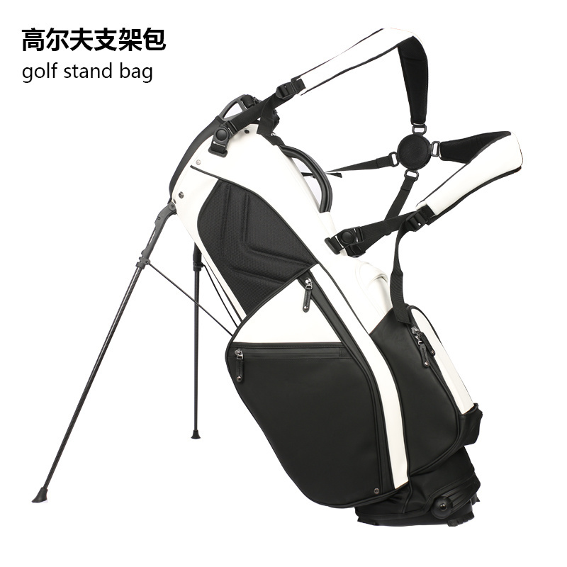 Custom PU Leather Stand golf bag  Light Weight Golf  Bag as same as Vessel men's golf bag