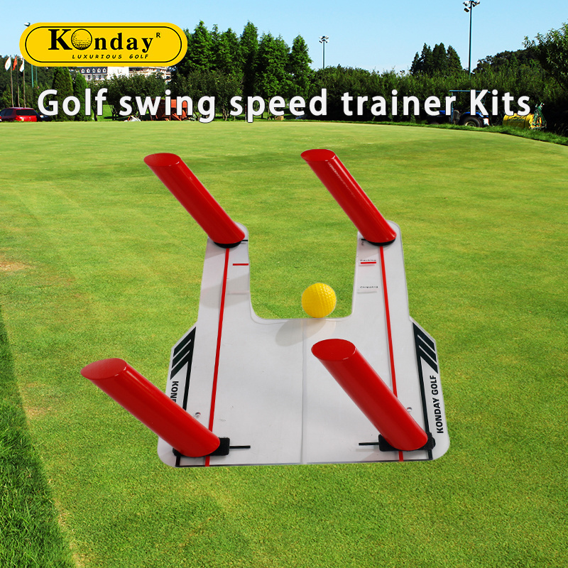 Konday upgraded golf swing trainer  Golf Speed Trap swing training aid helps you hit straighter shots