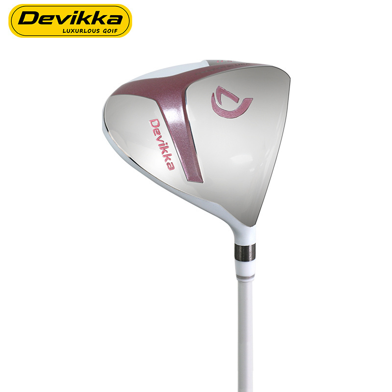 Devikka Hot Selling Custom Logo Best Complete Set Forged Light Weight Accept Sets Universal Golf Clubs for Women Black Rubber