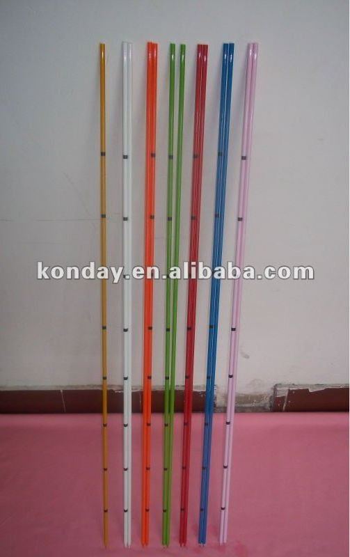 konday  Wholesale Golf Training Aids Trainer Tour Sticks Color Logo Customized Golf Swing Trainer Golf Alignment Stick