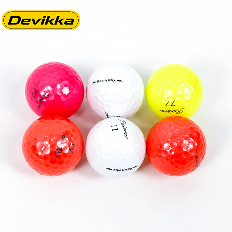 Custom Bright Blank Logo Golfball Surlyn Pu Urethane 2/3/4/5 Layer Driving Range De Nassau Marker Golf Balls