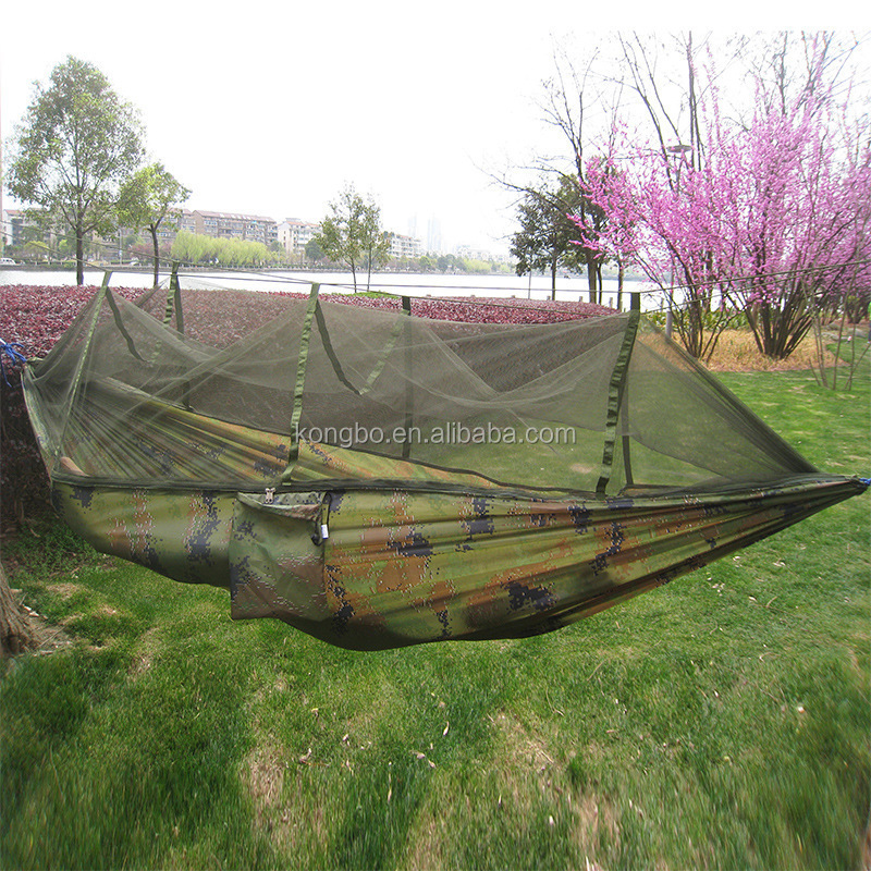 Kongbo 2023 hot sale advanced technology low price portable camping waterproof big Hiking eno hammock tent mosquito with net