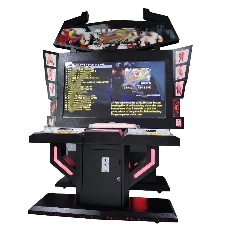 Coin operated tekken 7 arcade machine street fighter video games TV box arcade stacker arcade game machine