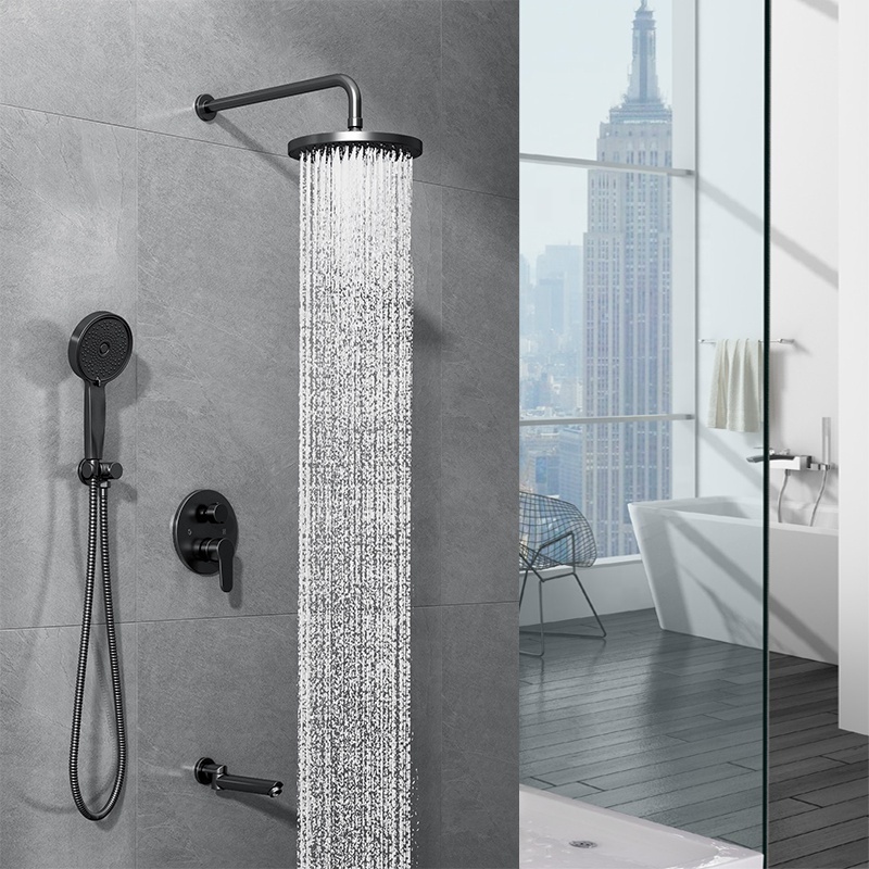 Bath & concealed shower panel her panel cupc digital shower control shower concealed waterfall rainfall faucet s