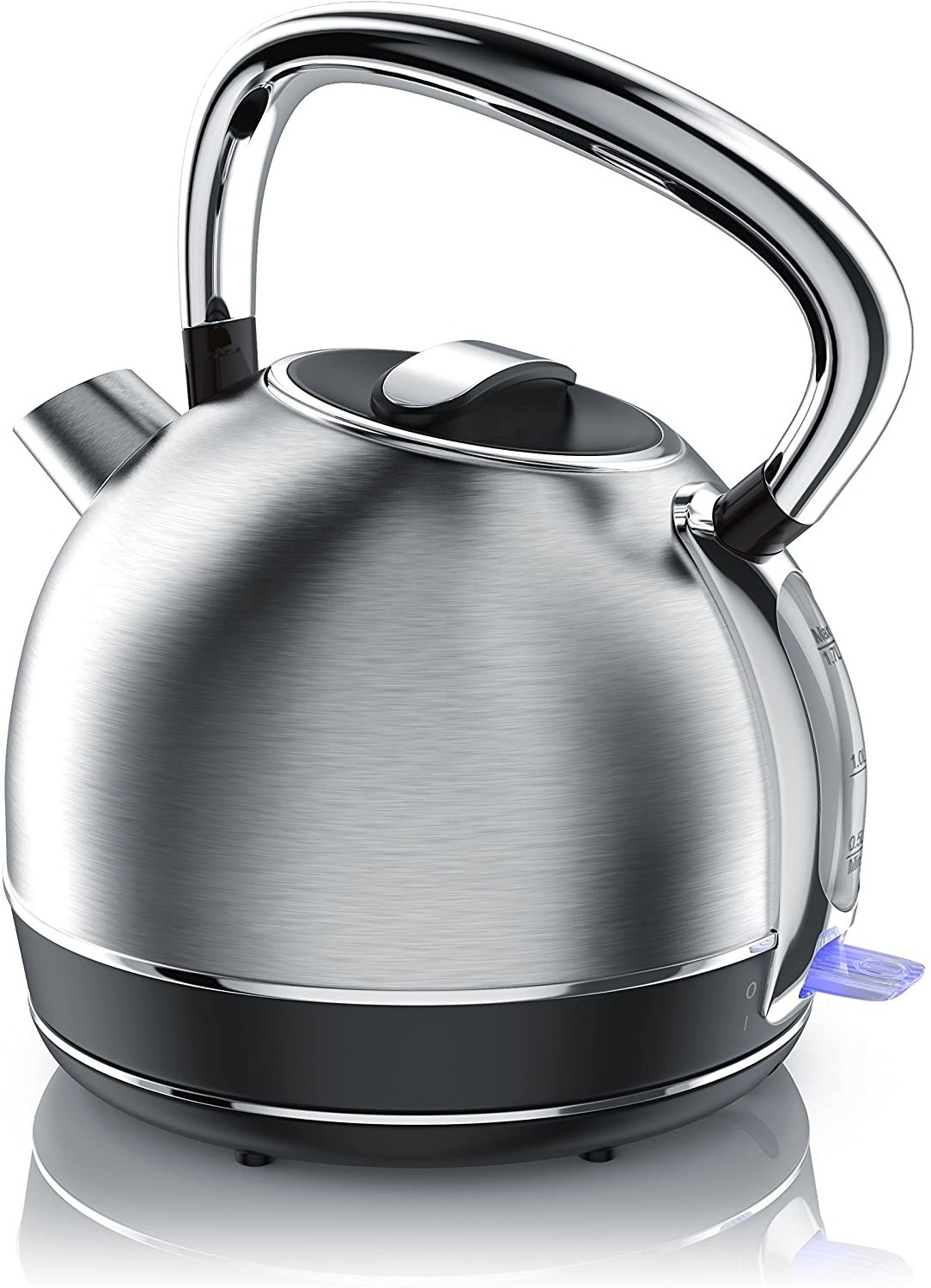 2024 High-Quality Retro Stainless High-Capacity Steel Electric Kettle In Vintage Style