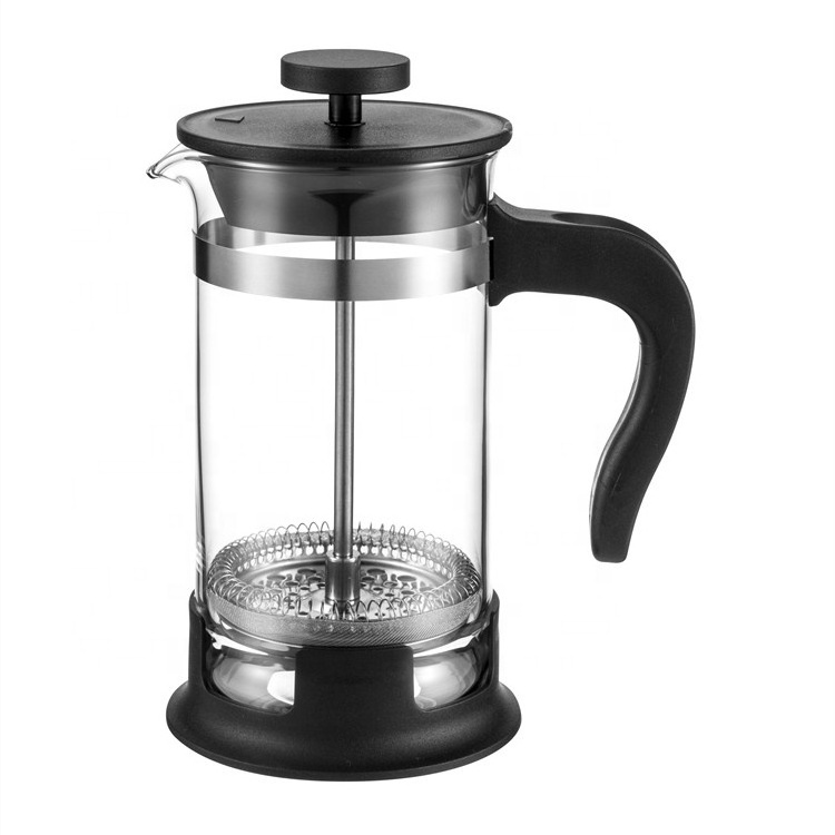 High Borosilicate Glass Stainless Steel Tea French Press Coffee Maker