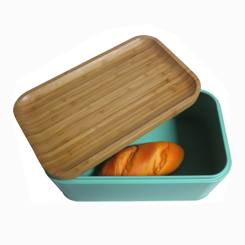 Bread Bin High Quality Bread Box Bread Bin With Wooden Lid