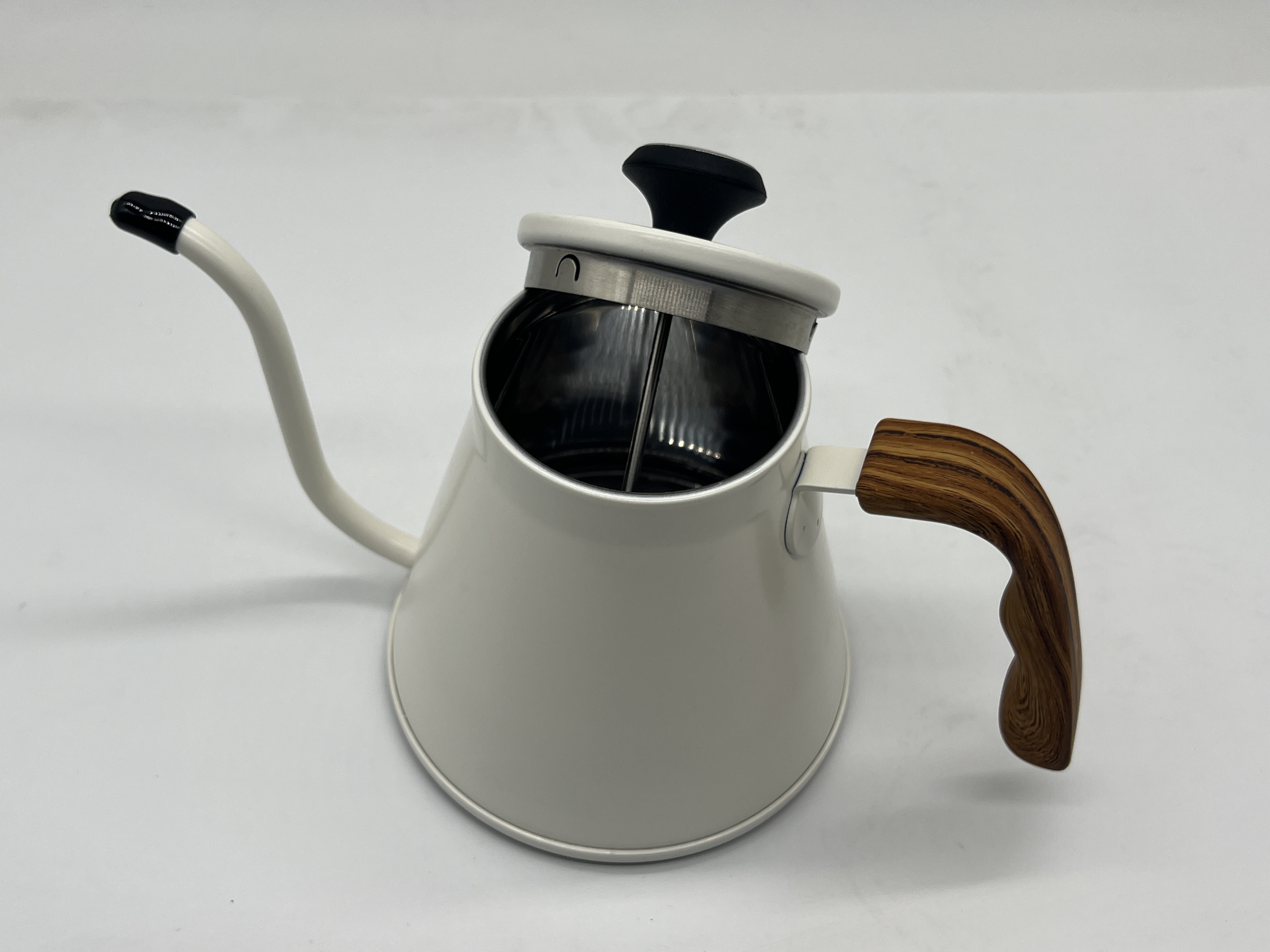 Gooseneck Kettle Spout Pots,1000ml Built-in Thermometer for Tea and Coffee, Pour Over Coffee Kettle with Exact Temperature