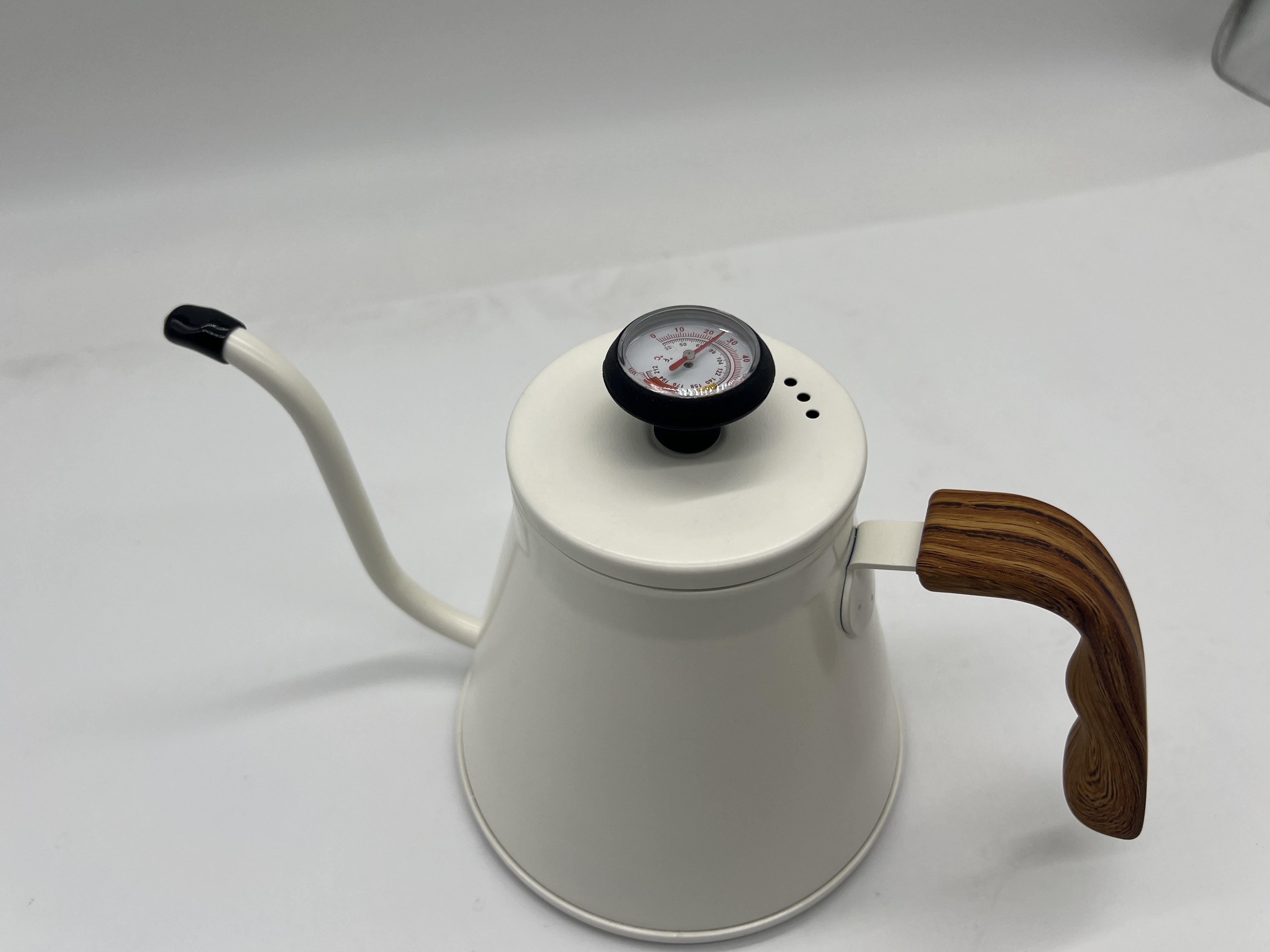 Gooseneck Kettle Spout Pots,1000ml Built-in Thermometer for Tea and Coffee, Pour Over Coffee Kettle with Exact Temperature