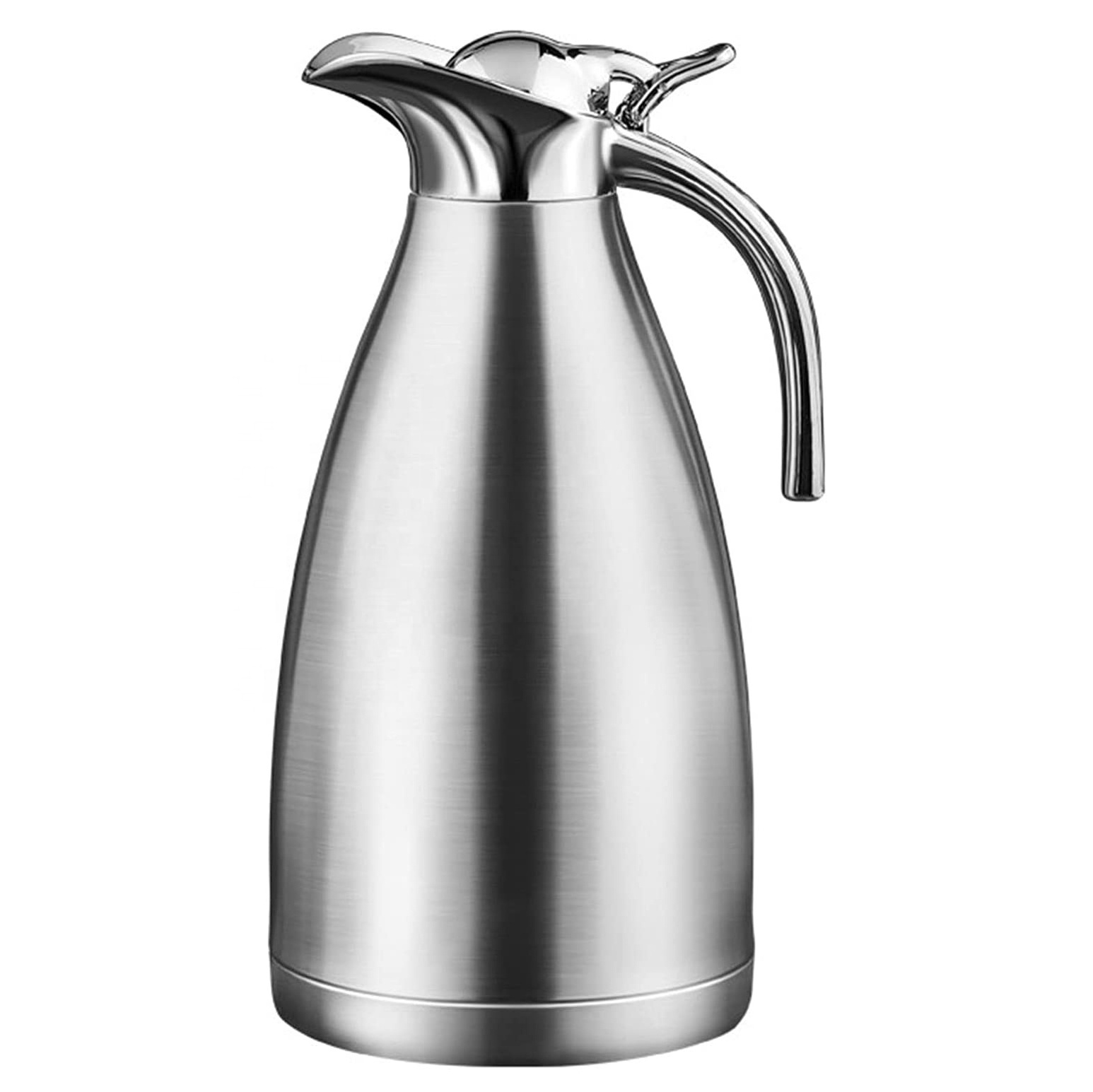 Thermal Coffee Carafe, Stainless Steel Thermal Insulated Carafes Kettle, Double Walled Vacuum Flask Dispenser Pot for Tea, Water