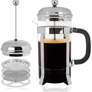 Coffee Tea Sets Stainless Steel Household Kitchen French Press Coffee Tea Maker