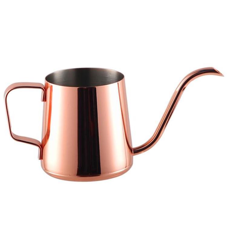 350ml /250ml / 600ml Coating Pour Over Coffee Tea Drip Kettle Stainless Steel Coffee Pot