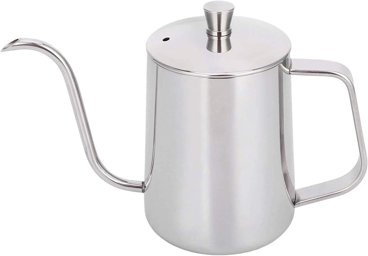 21OZ Gooseneck Coffee Kettle Pour Over Drip Pot Long Narrow Spout Stainless Steel Water Dripper Kettle