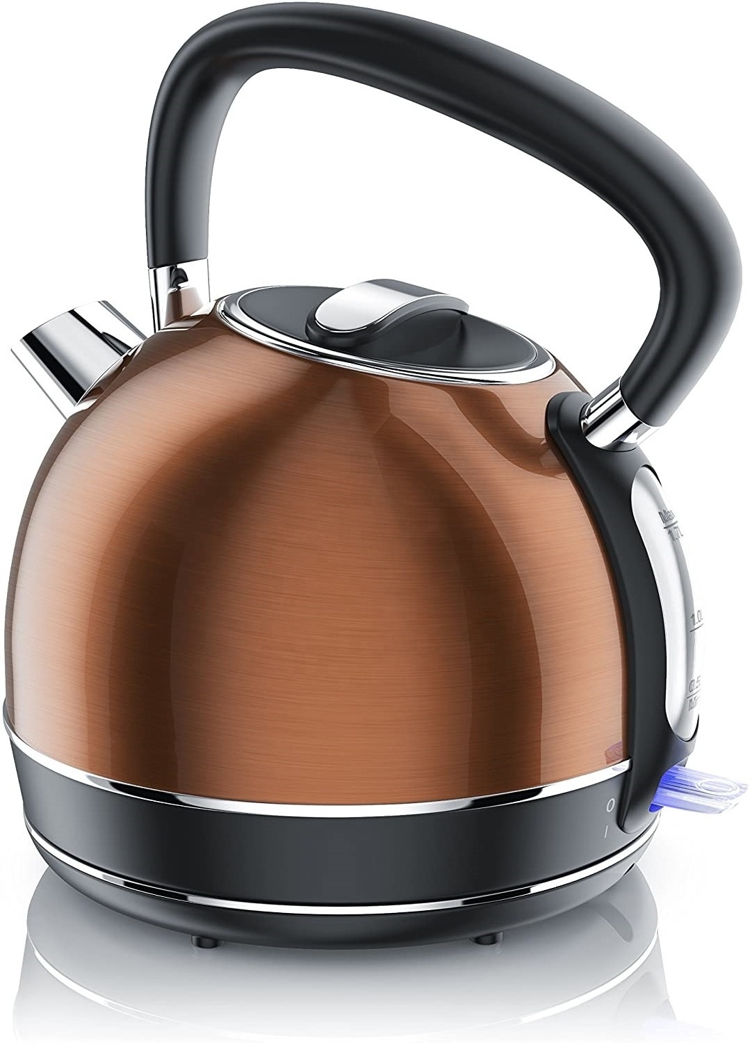 2024 High-Quality Retro Stainless High-Capacity Steel Electric Kettle In Vintage Style