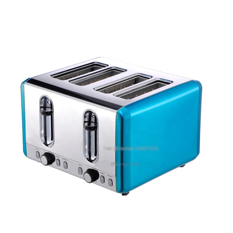 Luxury 4 Slice Stainless Steel Toaster / Retro Toaster With GS/CB/CE/ETL