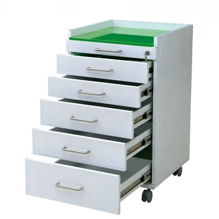 5Drawers Dental Clinic Furniture Dental Mobile Cabinet