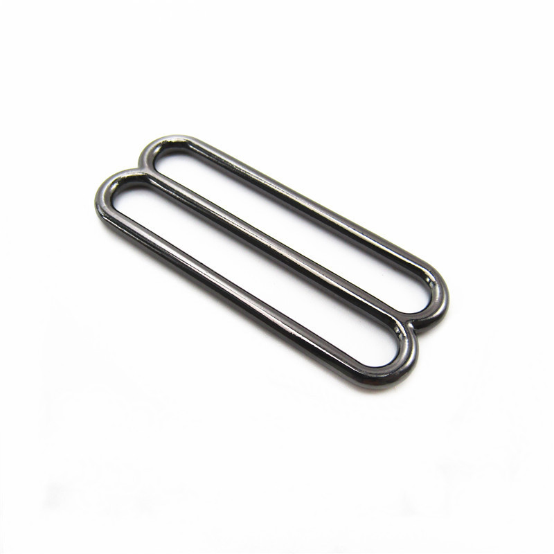 High Quality Bag Accessories Square 50mm Metal Tri Glide Adjust Slider Buckle For Bags